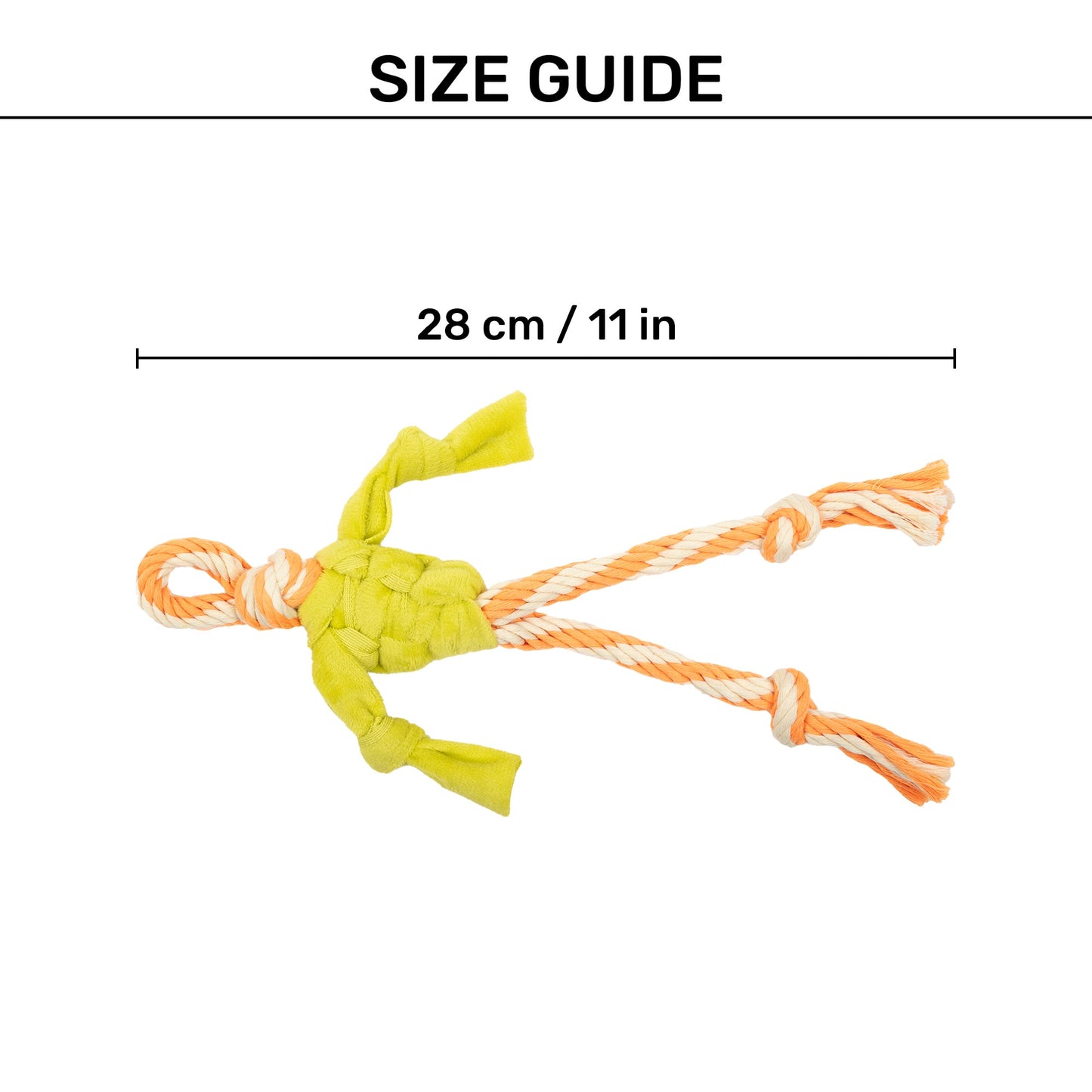 HUFT Chewbuds Mini Rope Toy For Dog