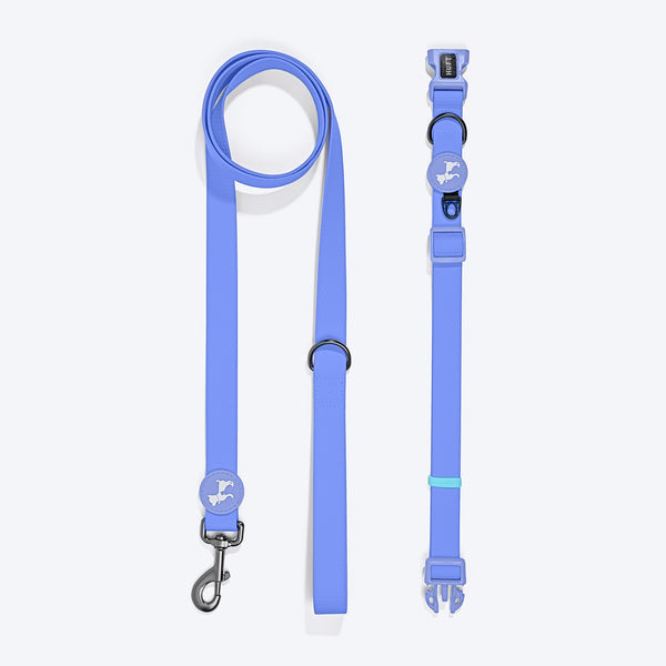 HUFT Hive Harmony Waterproof Collar And Leash Set For Dog - Blue