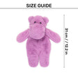 HUFT Happy Hippo Plush Toy For Dog - Lavendor