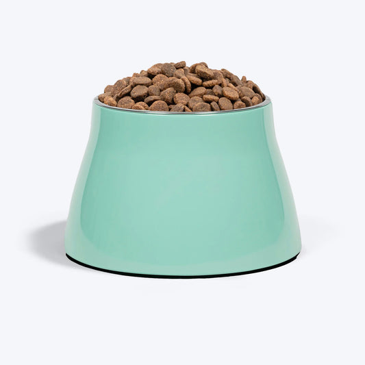 HUFT Breezy Basics Elevated Bowl For Dog - Pastel Green