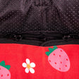 HUFT Berrylicious Lounger Bed For Dog - Red and Pink