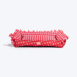 HUFT Berrylicious Lounger Bed For Dog - Red and Pink