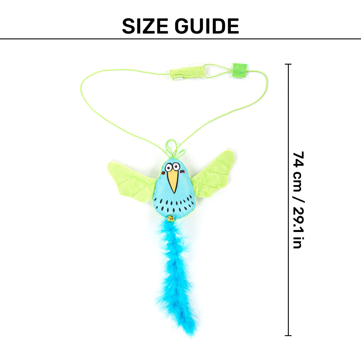 HUFT Flying Birdy Teaser Toy With Catnip For Cat