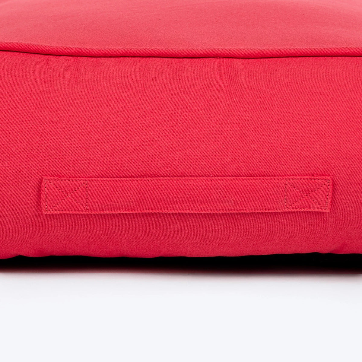 HUFT Teddy Classic Lounger Dog Bed - Red