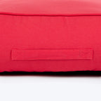 HUFT Teddy Classic Lounger Dog Bed - Red