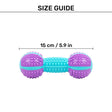 Dash Dog Gnaw & Go Squeaky Toy For Dog - Purple & Blue
