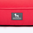 HUFT Teddy Classic Lounger Dog Bed - Red