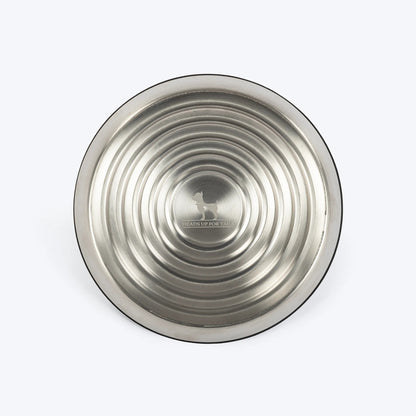 HUFT Whiskerlicks Classic Steel Bowl For Cat
