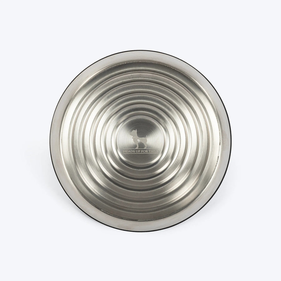 HUFT Whiskerlicks Classic Steel Bowl For Cat