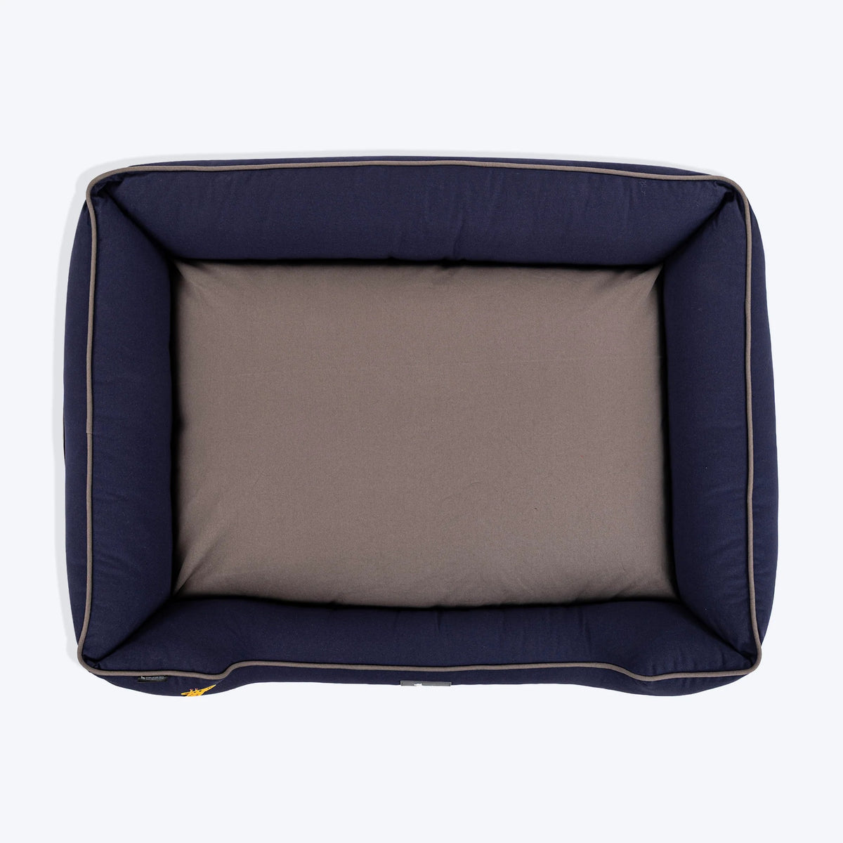 HUFT Giraffe Classic Lounger Bed For Dog - Grey & Navy