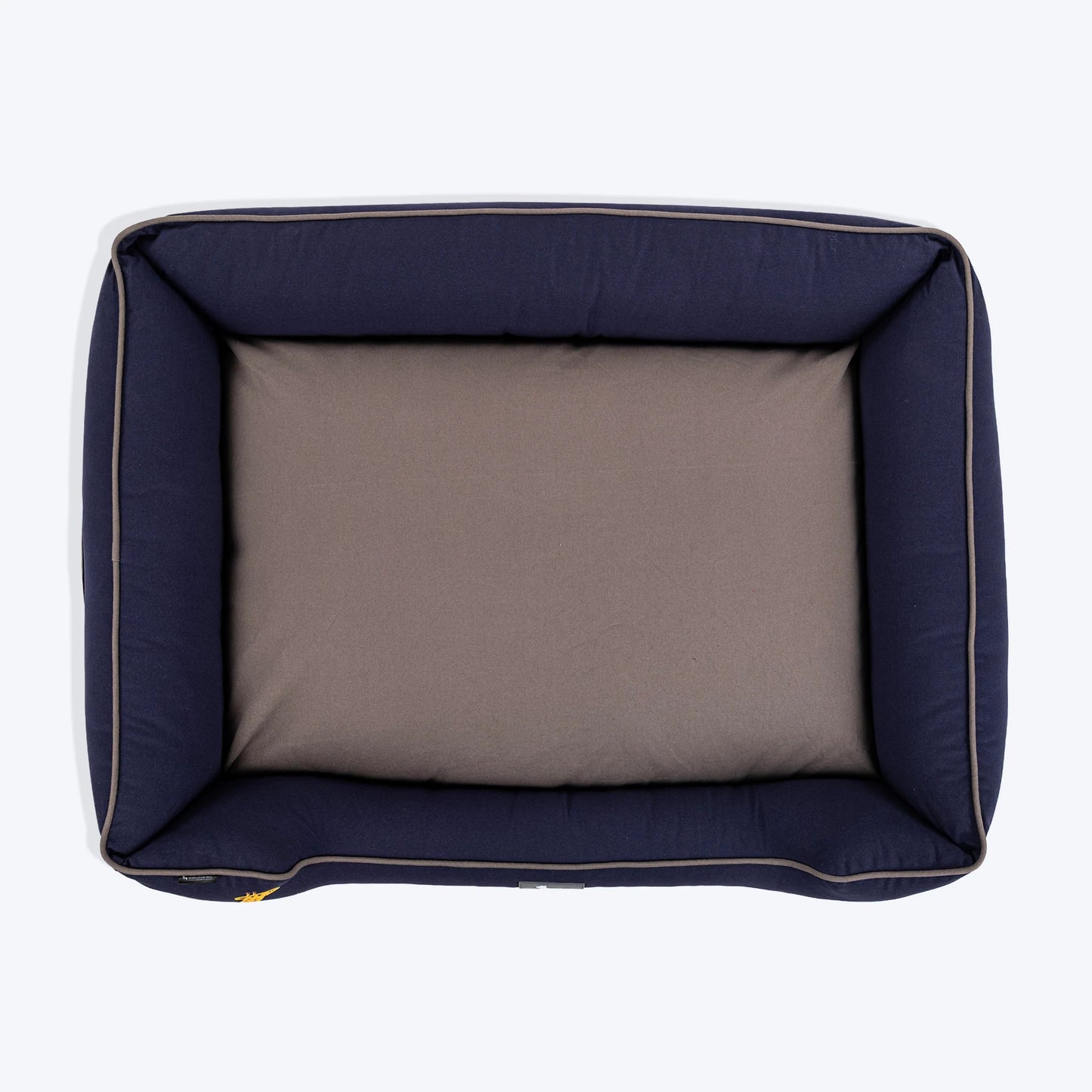 HUFT Giraffe Classic Lounger Bed For Dog - Grey & Navy