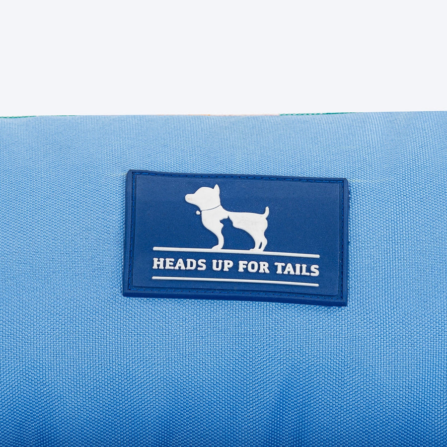 HUFT Bloomscape Lounger Bed For Dog - Blue