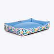 HUFT Bloomscape Lounger Bed For Dog - Blue