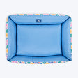 HUFT Bloomscape Lounger Bed For Dog - Blue