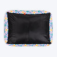 HUFT Bloomscape Lounger Bed For Dog - Blue