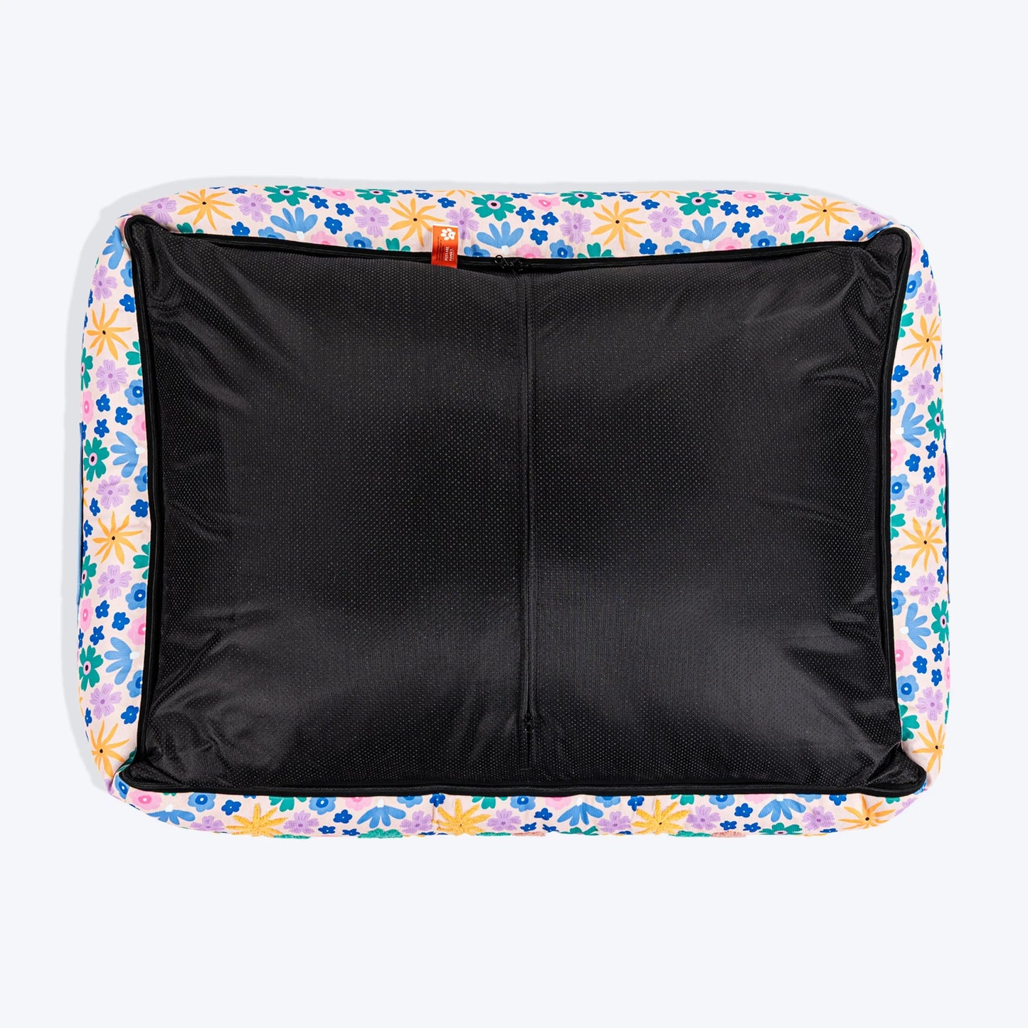 HUFT Bloomscape Lounger Bed For Dog - Blue