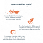 HUFT Yakies 100% Natural & Vegetarian Turmeric Chew Bone For Dog