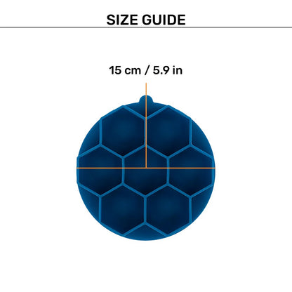 HUFT Honeycomb Stick To Bowl Lick Mat For Pet - Blue