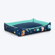 HUFT Jungle Dreams Lounger Bed For Dog - Blue