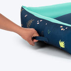 HUFT Jungle Dreams Lounger Bed For Dog - Blue