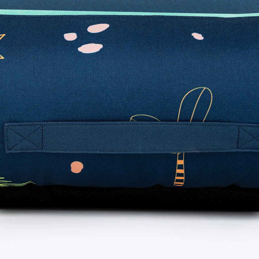 HUFT Jungle Dreams Lounger Bed For Dog - Blue