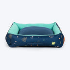 HUFT Jungle Dreams Lounger Bed For Dog - Blue