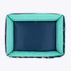 HUFT Jungle Dreams Lounger Bed For Dog - Blue