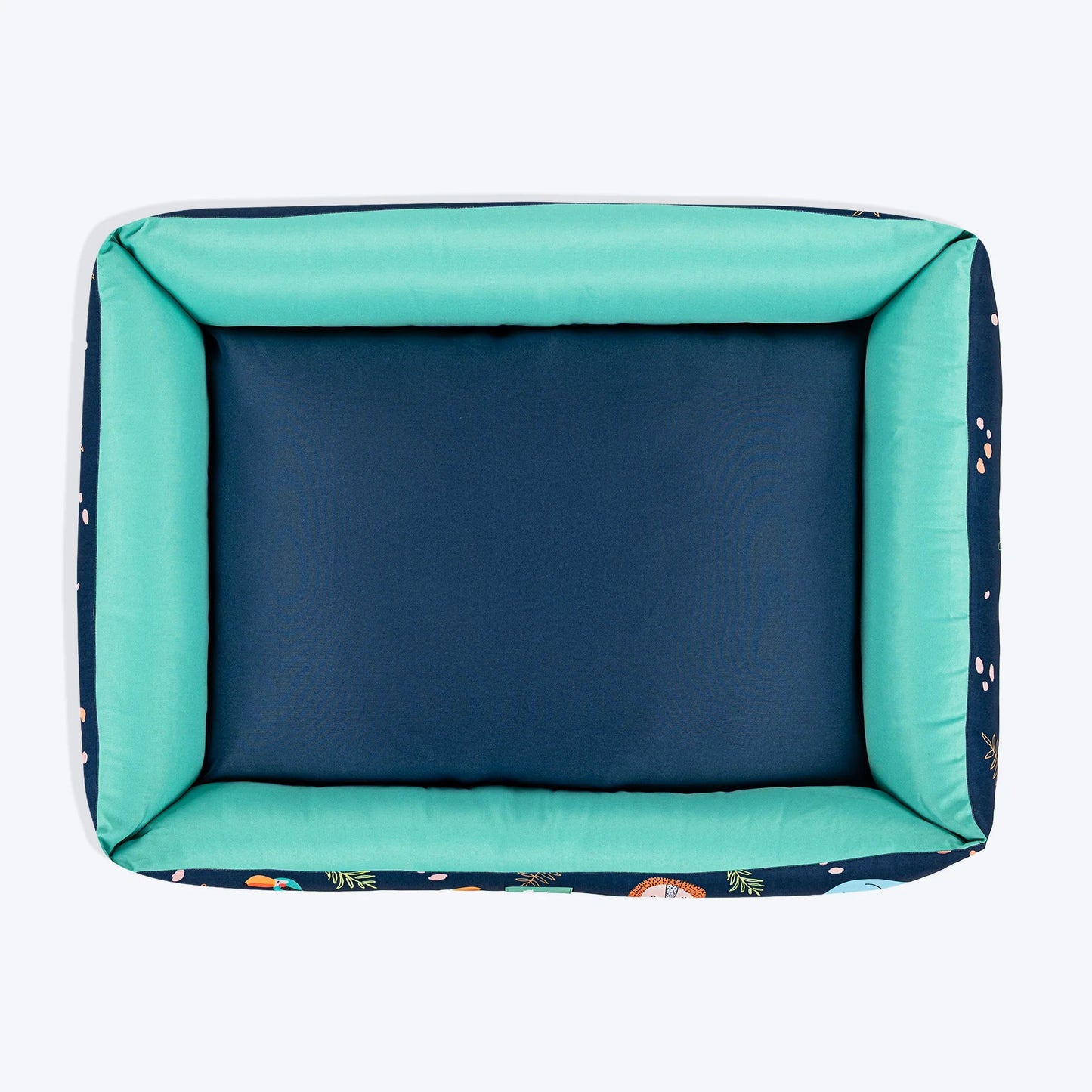 HUFT Jungle Dreams Lounger Bed For Dog - Blue