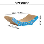 HUFT Meow Lounge Scratcher For Cat - Blue