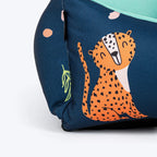 HUFT Jungle Dreams Lounger Bed For Dog - Blue