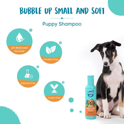 Bubble Up Puppy Shampoo - Coconut Milk & Aloe Vera - 200 ml