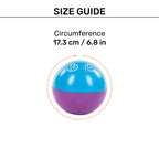 HUFT Baller Wobbler Toy For Cat - Blue & Purple
