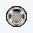 HUFT Eyes On Prize Printed Steel Bowl For Cat - Grey