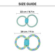 Dash Dog Double Tugger Rope Toy For Dog - Multicolor