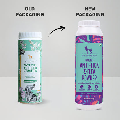 HUFT Natural Anti Flea & Tick Powder For Pets - 100 gm