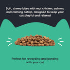Meowsi By HUFT Catnip With Salmon & Chicken Soft Cat Treats - 50 gm