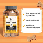 HUFT YIMT Peanut Butter & Banana Gluten-Free Dog Biscuits