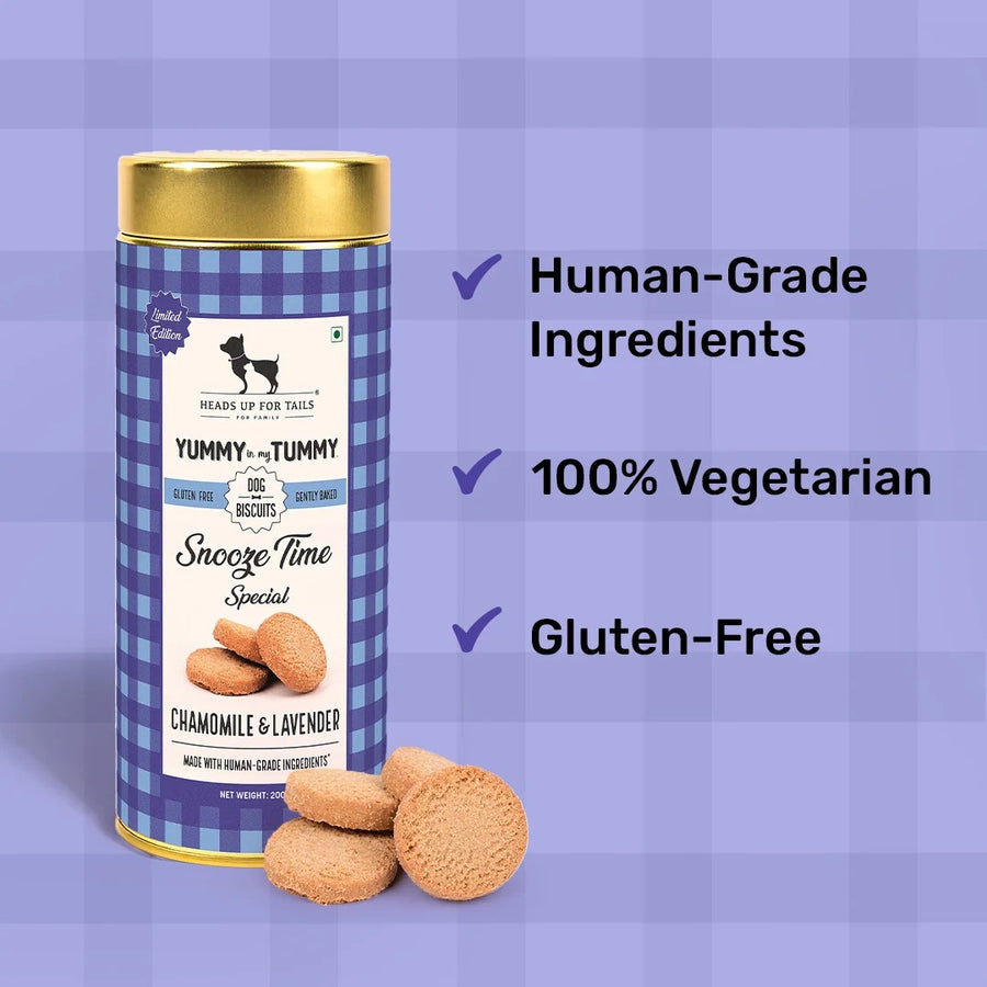 HUFT Yummy In My Tummy Chamomile & Lavender Biscuits 200g