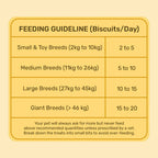 HUFT YIMT Banana & Oats Vegetarian Dog Biscuits