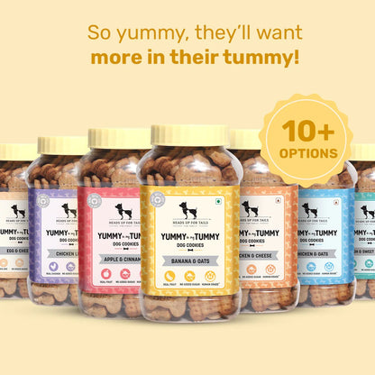 HUFT YIMT Banana & Oats Vegetarian Dog Biscuits