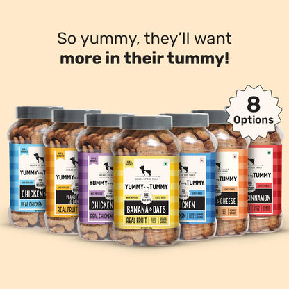 HUFT YIMT Peanut Butter & Banana Gluten-Free Dog Biscuits