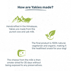 HUFT Yakies Vegetarian Natural Chew Bone - Mint - 55 gm