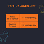 Meowsi by HUFT Chicken, Fish & Psyllium Husk Power Bites Cat Treats - 50 gm