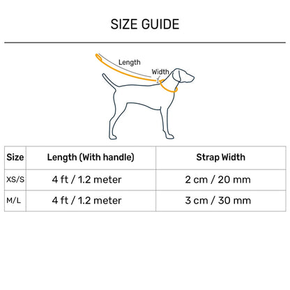 HUFT Basics Dog Leash - Yellow - Heads Up For Tails