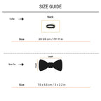 HUFT Regal Luxe Bow Tie With Strap For Cat - Purple
