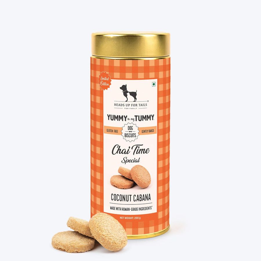 HUFT Yummy In My Tummy Coconut Cabana Dog Biscuits 200g