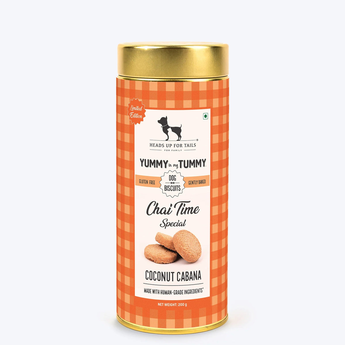HUFT Yummy In My Tummy Coconut Cabana Dog Biscuits 200g
