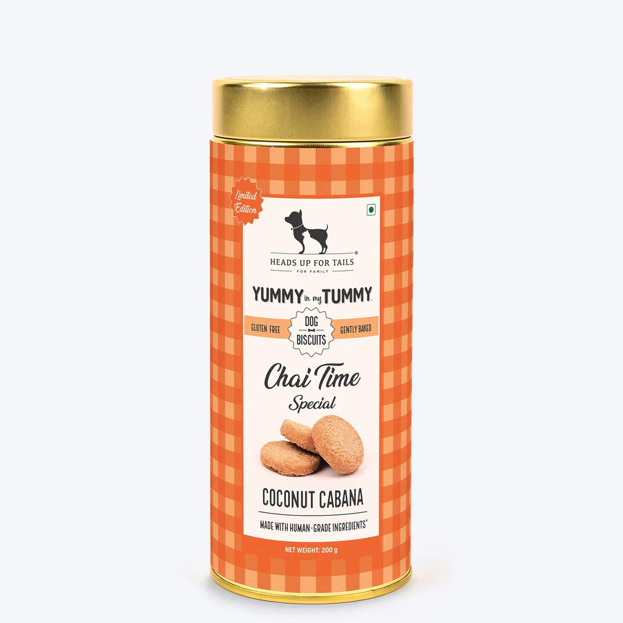 HUFT Yummy In My Tummy Coconut Cabana Dog Biscuits 200g