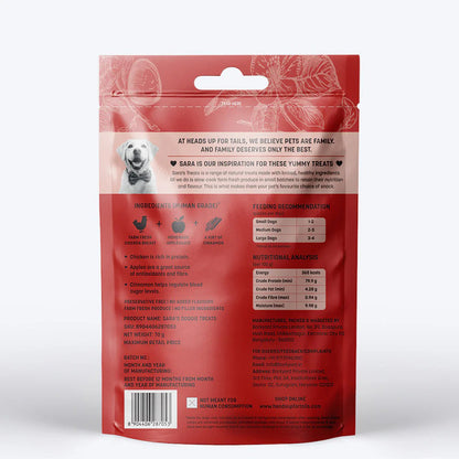 HUFT Sara's Doggie Chicken with Home-made Applesauce Dog Treat - 70 g