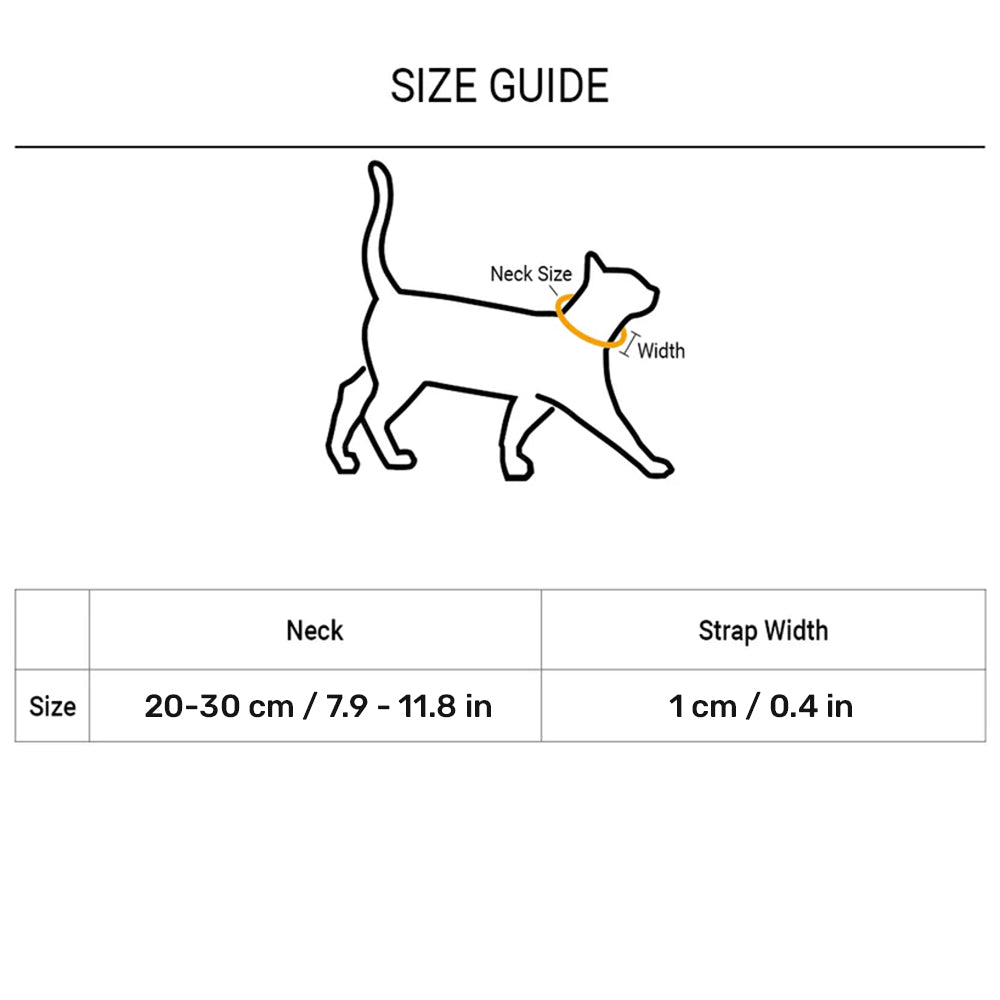 HUFT Meowvelous Cat Collar - Powder Pink